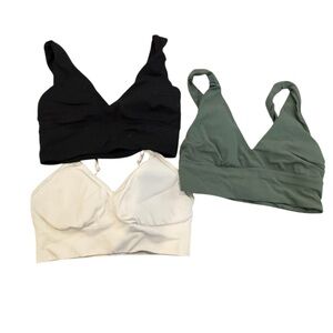lululemon athletica Black white and green sport Bras size 6